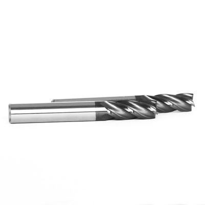 .25" .375" Carbide End Mill Cutter 8mm 35 Degree Cnc End Mill Cutter For Steel 4Fl