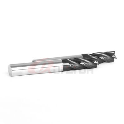 .25" .375" Carbide End Mill Cutter 8mm 35 Degree Cnc End Mill Cutter For Steel 4Fl