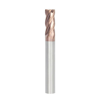 8mm 5/16 Radius End Mill 35 Degree Helix Copper Coating
