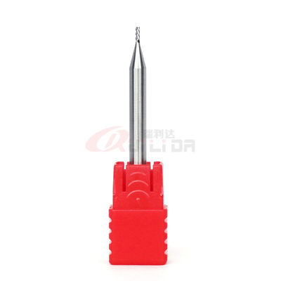 40 Degree Helix Solid Carbide Square End Mill Bits For Aluminum 1mm For Finishing