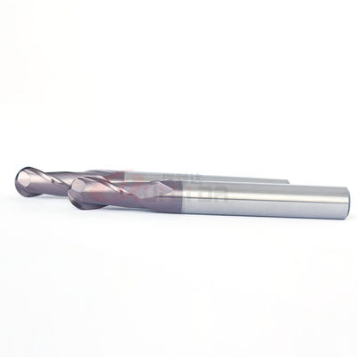 1/8" 1/2 Ball Nose End Mill Cutter 12mm Carbide End Mill Bits For Aluminum