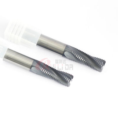 5/16" 8mm 4 Flute Roughing End Mill Aluminum HRC60 Fine Pitch For Stainless Steel