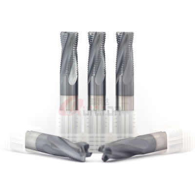 1/2" 12mm diamond roughing end mill For Stainless Steel Fine Pitch 4Fl HRC60