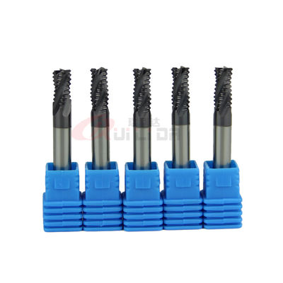 5/16" 1/2" Solid Carbide Roughing End Mill 1/4 Shank Pitch HRC60
