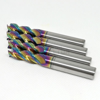 10mm 3/8" Aluminum End Mill Hss Roughing With 3 Flute DLC Coating