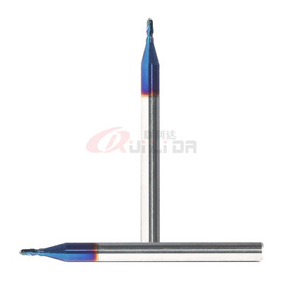 HRC65 High Hardness 1.5mm 2 Flutes 30 Degree End Mill Carbide Ball Nose Endmill
