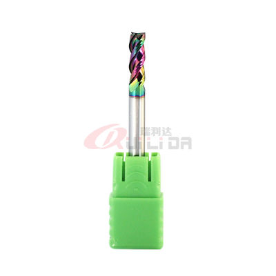 Solid Micrograin Carbide Aluminium End Mill 3 Flutes U Shaped 4mm 1/8 Inch