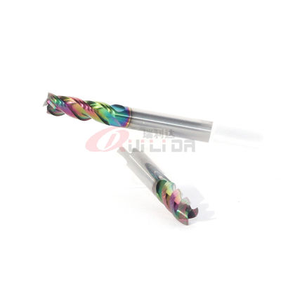 Solid Micrograin Carbide Aluminium End Mill 3 Flutes U Shaped 4mm 1/8 Inch