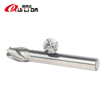 4 Flutes Tungsten Solid Carbide 45 Degree Chamfer Cutter For Aluminium CNC Milling