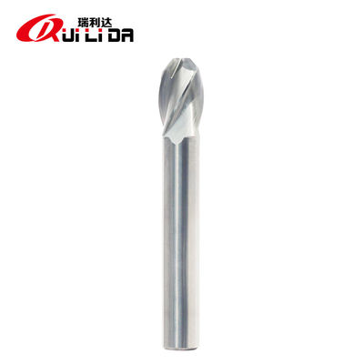 4 Flutes Tungsten Solid Carbide 45 Degree Chamfer Cutter For Aluminium CNC Milling