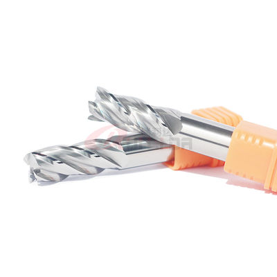 Uncoated Silver Aluminum Imperial Milling Cutters Square End Mill