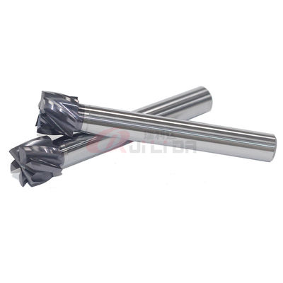 6 Flutes T Slot Custom Ground End Mills Cutter Carbide Alloy Tungsten Steel Slotting Cnc