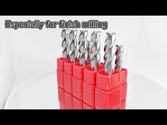 3 Flute Aluminum End Mill Bits Solid Carbide Square End Mill For 7075 Aluminum